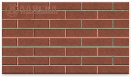 Фасадные термопанели Аляска серия Классика 35. Amsterdam red купить в Владивостоке
