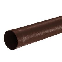 Водосточная труба Aquasystem, RAL 8017, коричневая матовая, 3.00 м, 125/90.