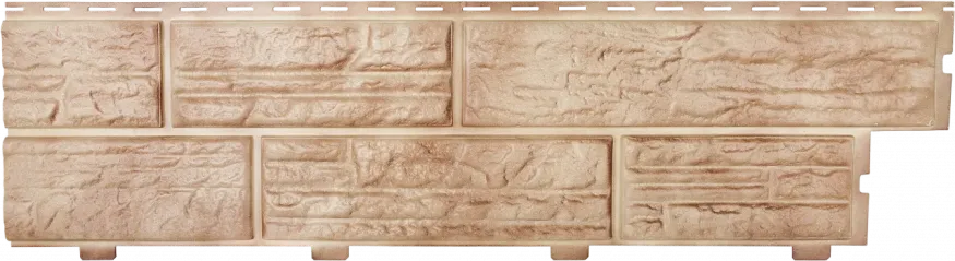 Формованный сайдинг Альта Профиль Сланцевая порода, Бежевый купить в Владивостоке