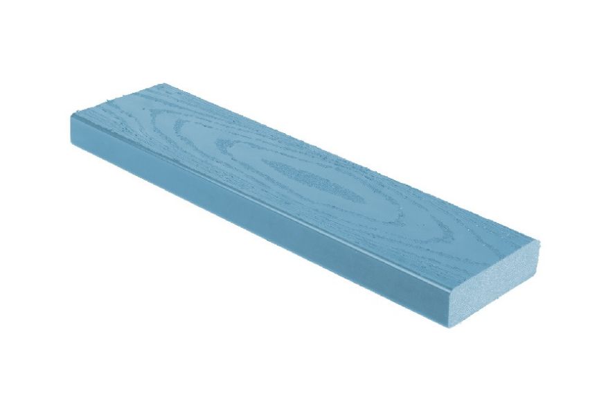 Лавочный брус ДПК АЙ-ТЕХПЛАСТ синего цвета купить в Владивостоке