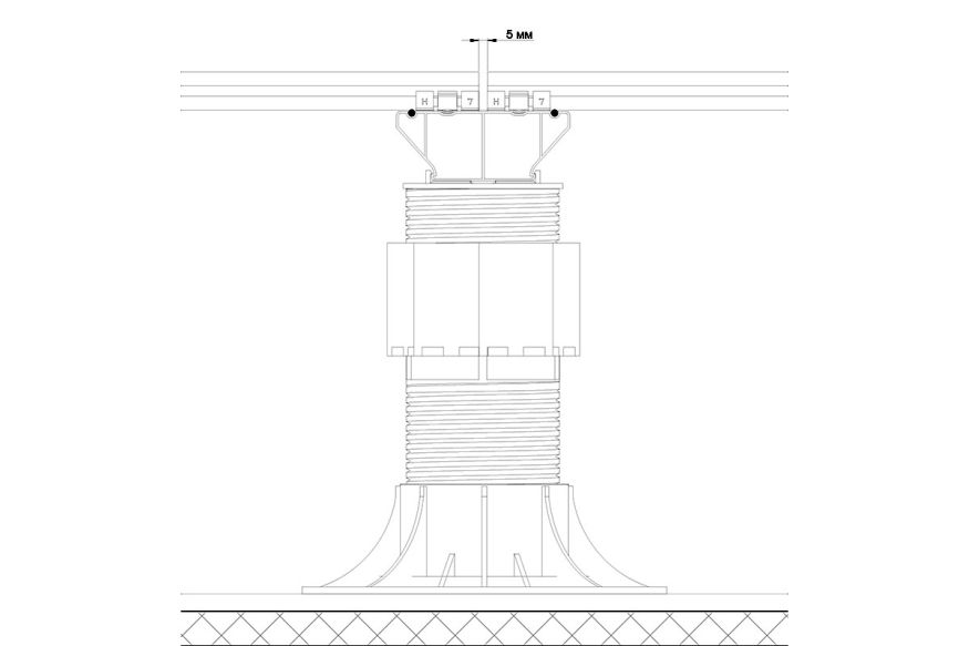 Лага Алюминий Holzhof HILST JOIST стыковочная PRO MAX купить в Владивостоке