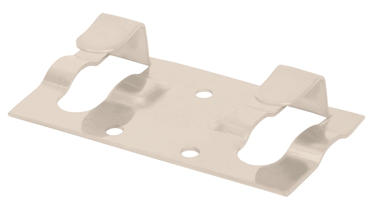 Кляймер начальный Grinder для установки наличника белого цвета. купить в Владивостоке