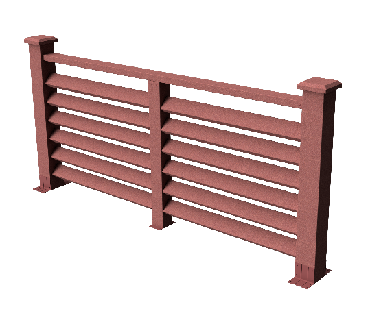 Декоративное ограждение из ДПК GRINDERDECO Босфор мербау купить в Владивостоке