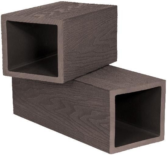 Опорный столб Polivan SINGARAJA 3D, текстура дерева, темно-коричневый купить в Владивостоке