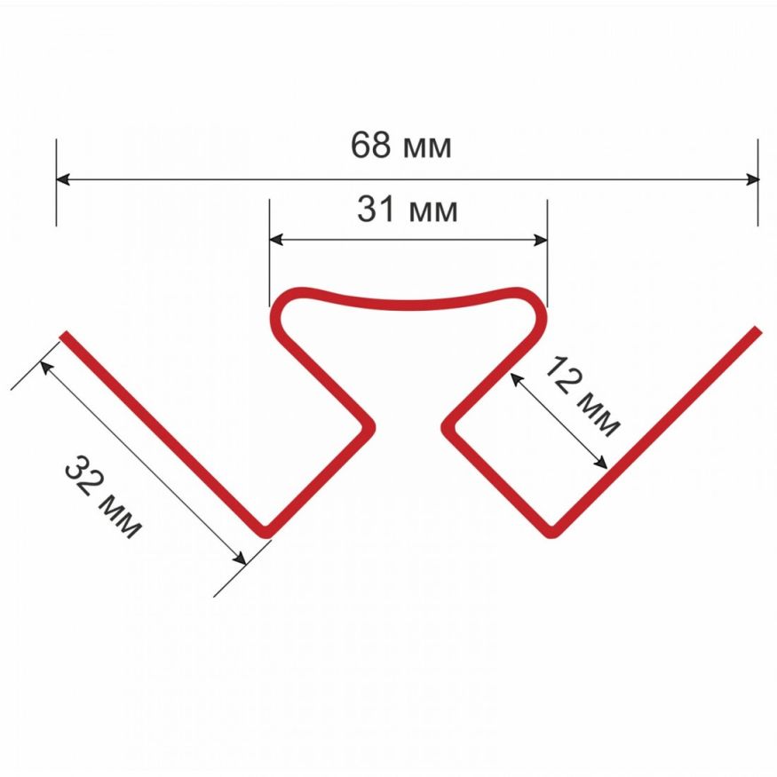Внутренний угол для белого сайдинга купить в Владивостоке