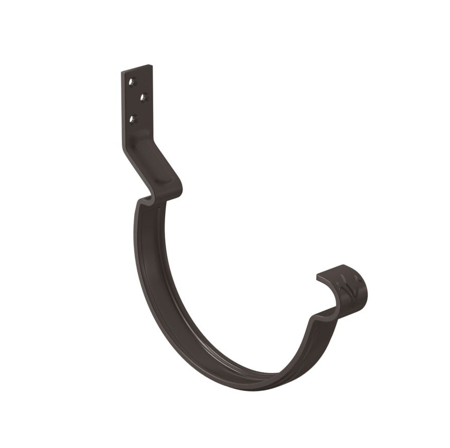 Крюк короткий усиленный модернизированный с комплектом крепления Aquasystem, PU MATT, RAL 8017 Темно Коричневый 150/100 купить в Владивостоке
