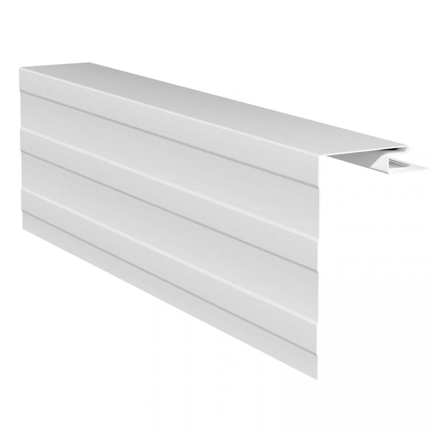 Приоконный профиль для сайдинга, белый купить в Владивостоке