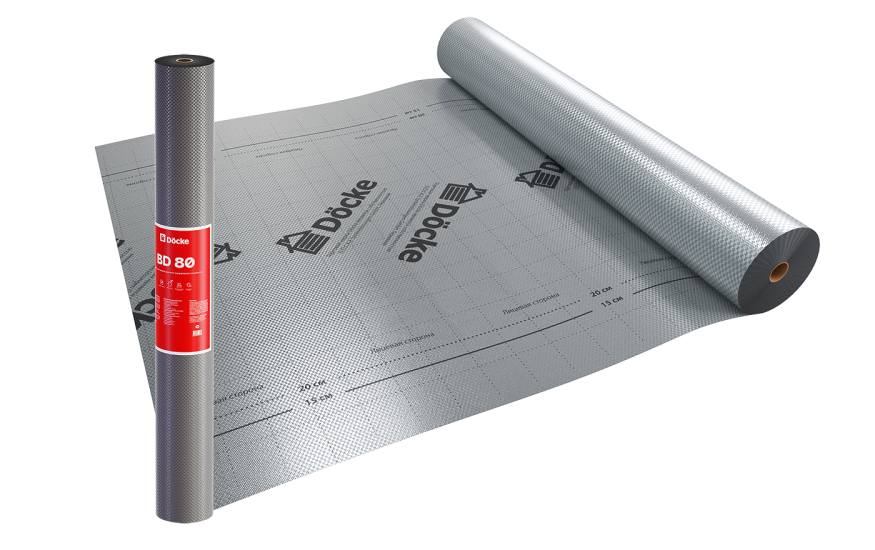Пароизоляционная пленка BD 80 повышенной прочности Docke купить в Владивостоке