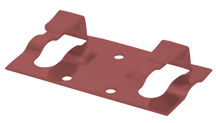 Стартовый кляймер Grinder для установки наличника красного цвета. купить в Владивостоке