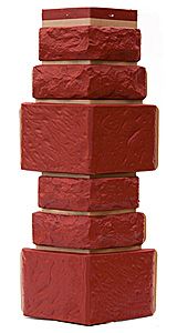 Угол T-Сайдинг, Дикий Камень Красный купить в Владивостоке