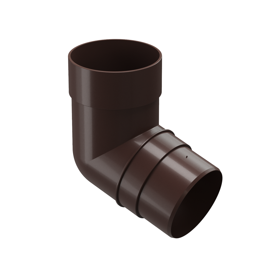 Колено 72˚ для водостока Docke Premium, цвет Шоколад купить в Владивостоке