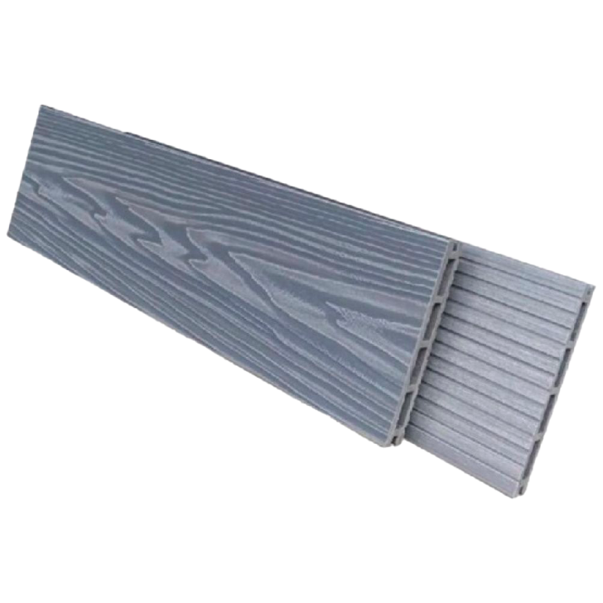 Террасная доска пустотелая NanoWood Comfort 3D Серый купить в Владивостоке