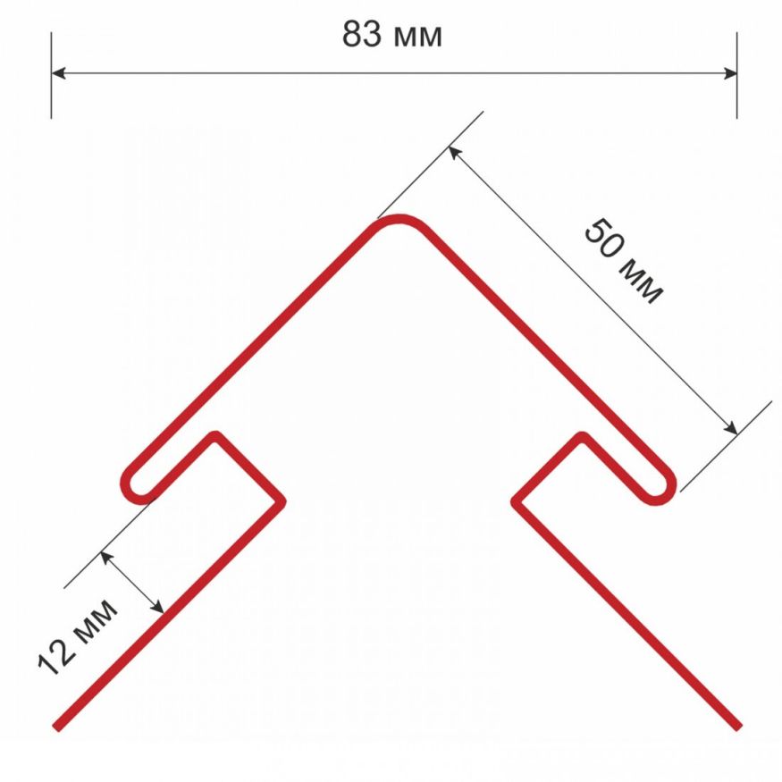 Наружный угол для сайдинга, белый купить в Владивостоке