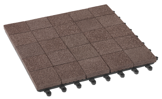 Модульный паркет ДПК GRINDERDECO Мозаика 13 Коричневый шоколад купить в Владивостоке