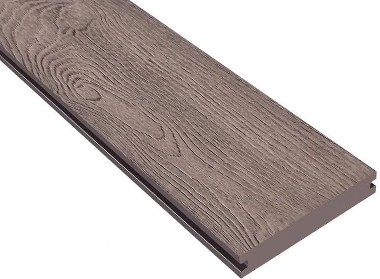 Террасная доска ДПК Outdoor 3D полнотелая NEVADA/CALIFORNIA BROWN коричневый микс. купить в Владивостоке