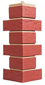 Угол T-Сайдинг, Кирпич Саман Красный купить в Владивостоке