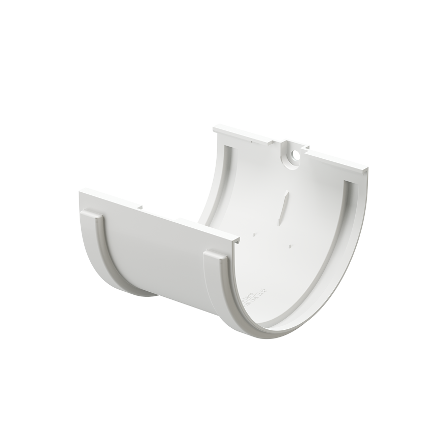 Соединитель для желобов Docke Standard, белый цвет. купить в Владивостоке