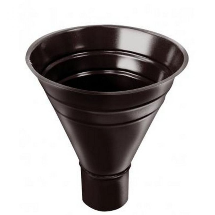Водосборная воронка Grand Line, коричневая (RAL 8017), 150/100 купить в Владивостоке