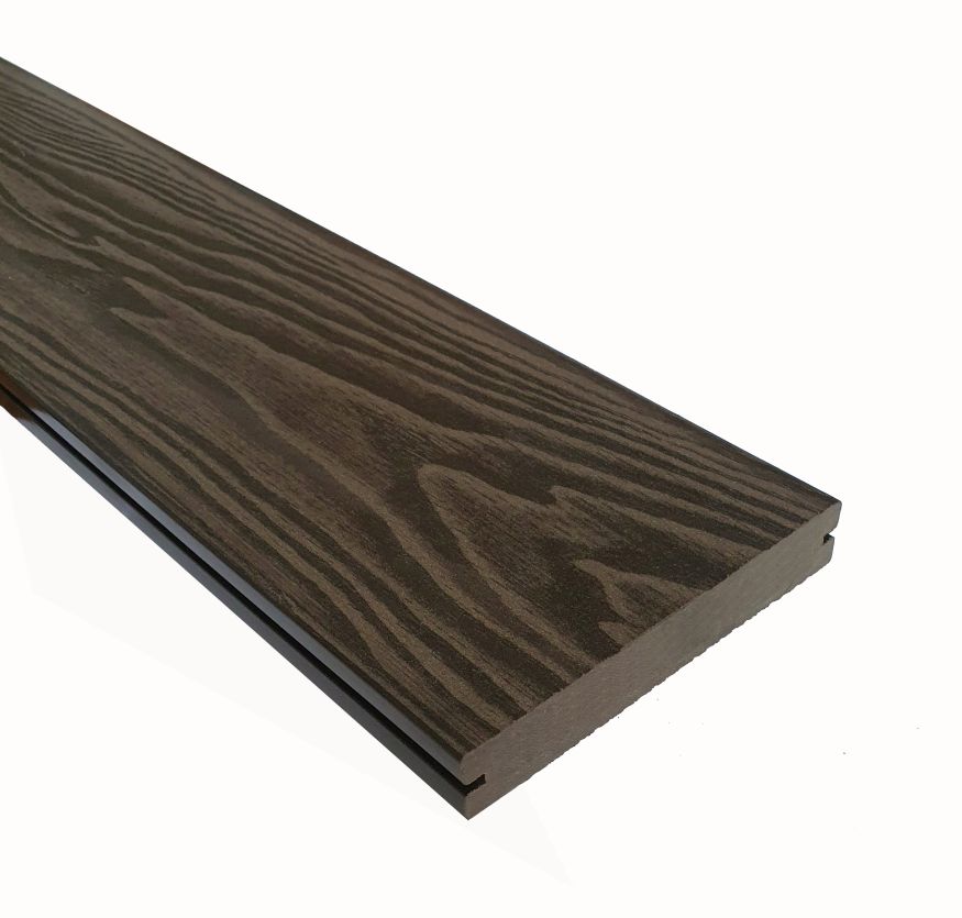 Террасная доска ДПК Terrapol Смарт 3D (полнотелая с пазом) Венге Соренто купить в Владивостоке