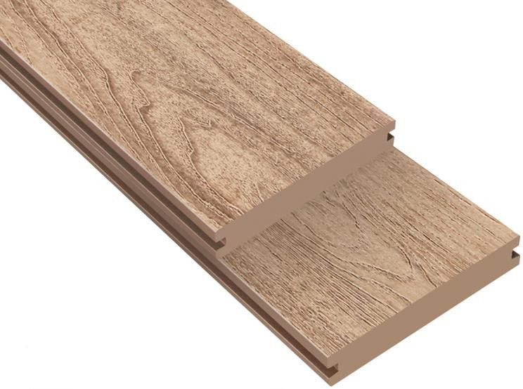 Террасная доска ДПК Outdoor 3D целиковая NEVADA/CALIFORNIA дубовый вариант. купить в Владивостоке