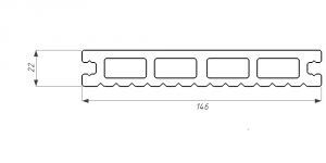 Террасная доска WOODVEX Select из ДПК Вуд купить в Владивостоке