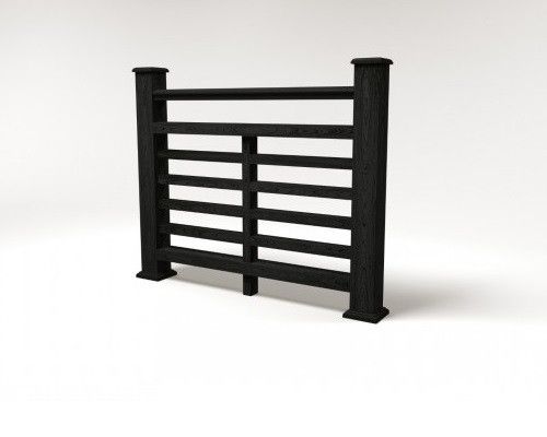 Ограждение из древесно-полимерного композита FG4 кварцевого цвета купить в Владивостоке