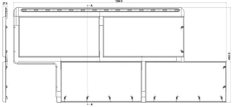 Фасадная панель Альта-Профиль Неаполь ЭКО Песчаный купить в Владивостоке