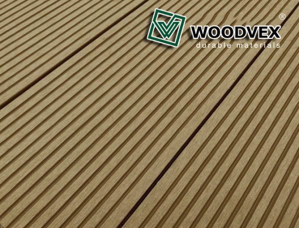 Террасная доска WOODVEX Select из ДПК цвета Кофе купить в Владивостоке