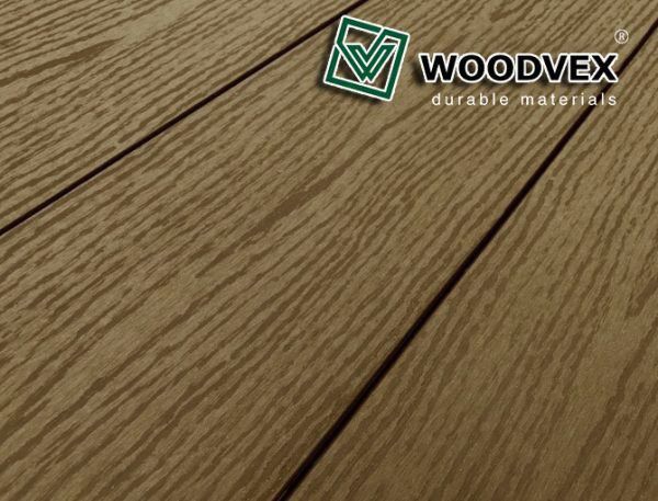 Террасная доска WOODVEX Select из ДПК цвета Кофе купить в Владивостоке