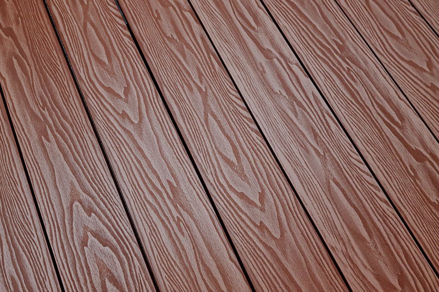 Террасная доска ДПК Terrapol Смарт 3D (полнотелая с пазом) Орех Милано купить в Владивостоке