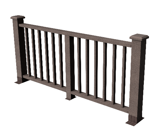 Ограждение декоративное из ДПК GRINDERDECO Альма венге купить в Владивостоке