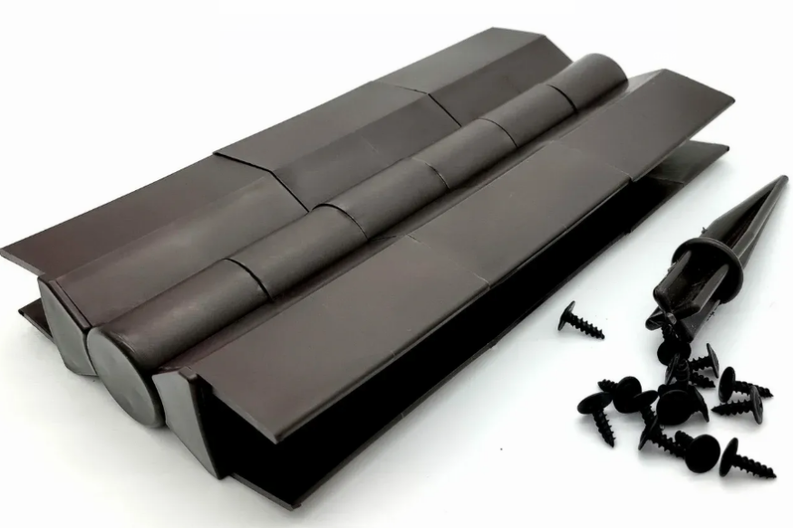 Угловой соединительный шарнир для грядок ДПК 225мм коричневый купить в Владивостоке