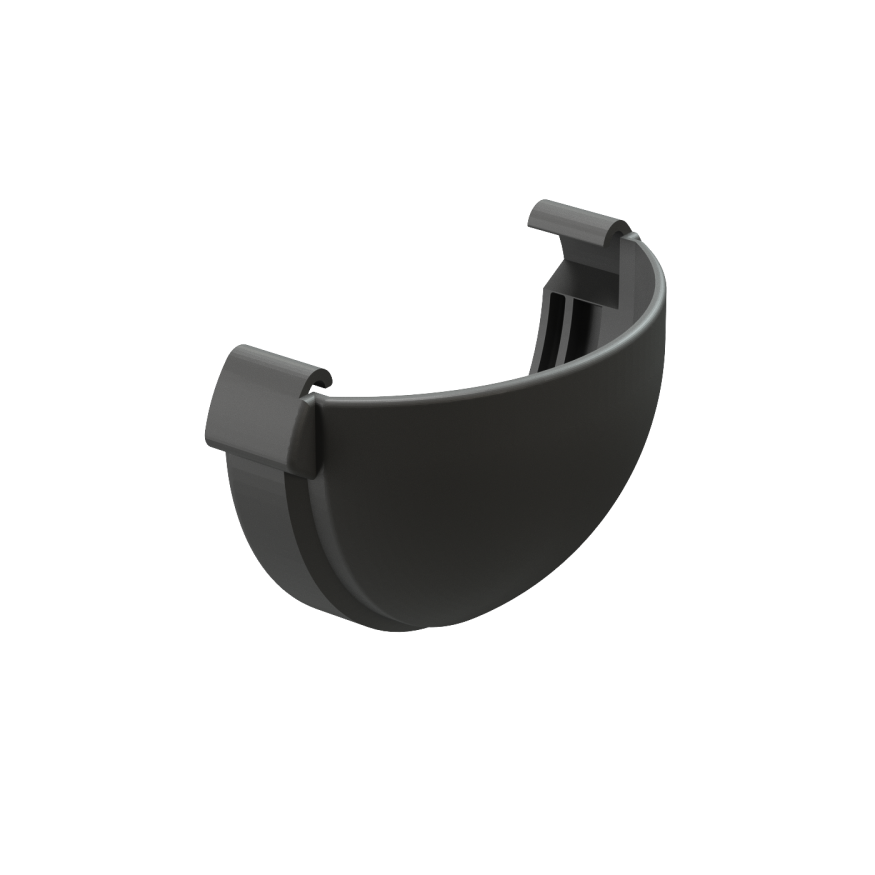 Заглушка желоба Docke Lux, Графит купить в Владивостоке