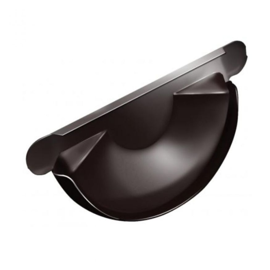 Заглушка для желоба Grand Line, Коричневая (RAL 8017) купить в Владивостоке