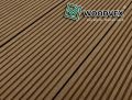 Террасная доска WOODVEX Select из ДПК темно-коричневого цвета купить в Владивостоке