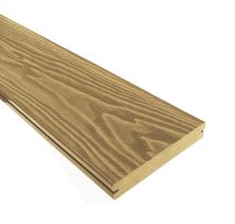 Террасная доска ДПК Terrapol Смарт 3D (полнотелая с пазом) Дуб Севилья