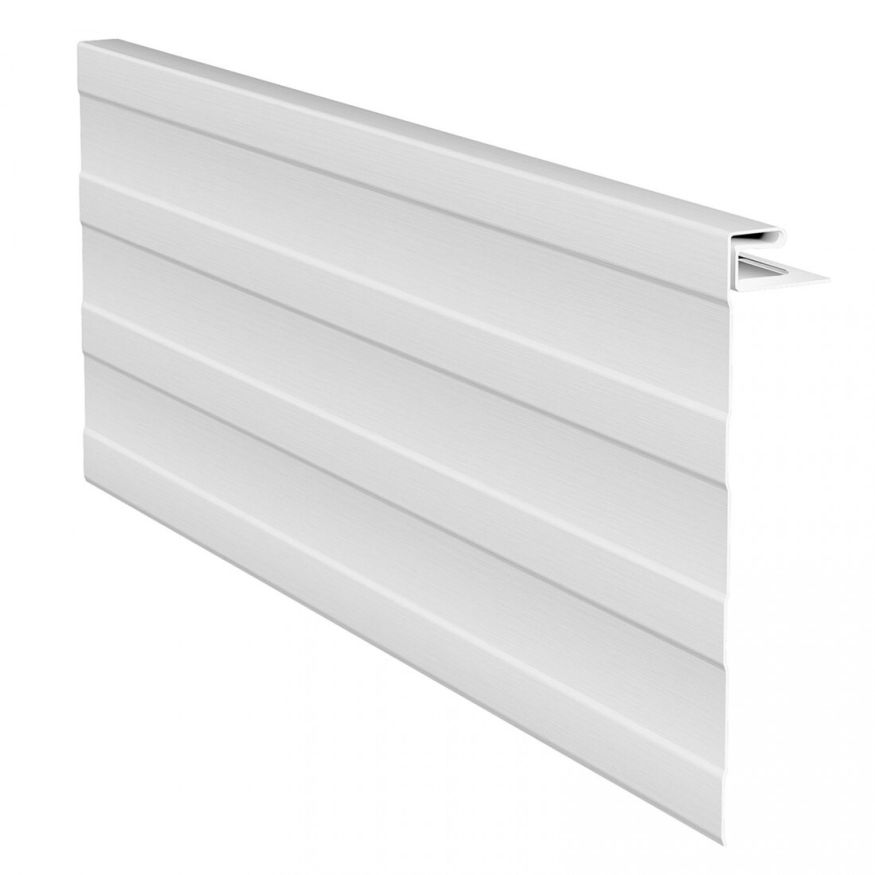 J-фаска для сайдинга, белая, карнизная планка ветровая купить в Владивостоке