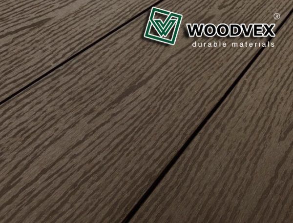 Террасная доска из ДПК WOODVEX Select в цвете Венге купить в Владивостоке