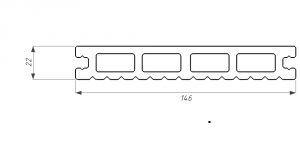 Террасная доска из ДПК WOODVEX Select в цвете Венге купить в Владивостоке