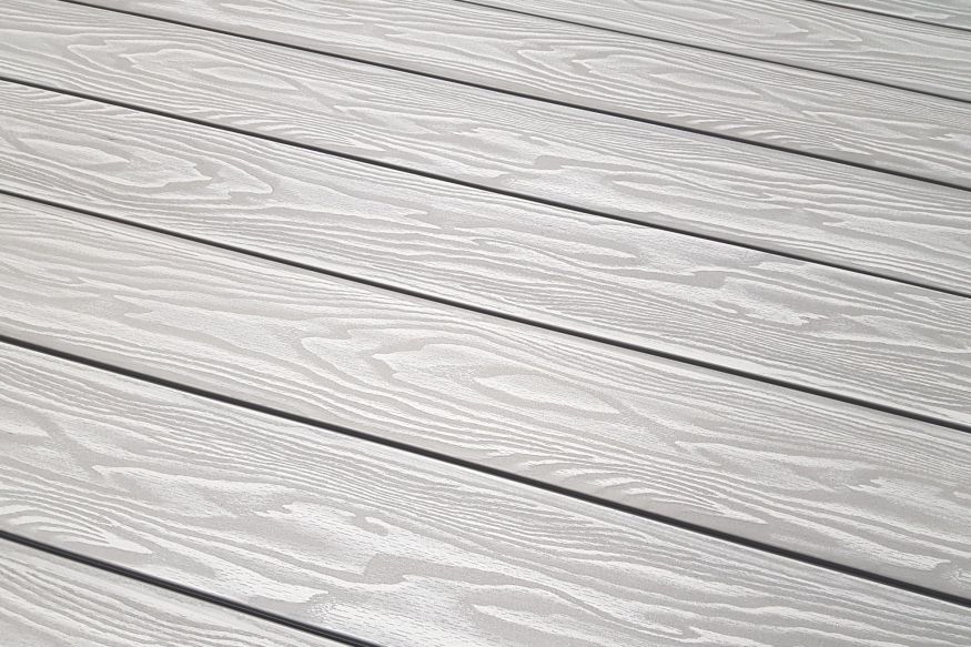 Террасная доска ДПК Terrapol Смарт 3D (полнотелая с пазом) Дуб беленый купить в Владивостоке