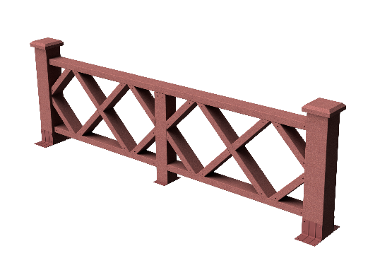 Декоративное ограждение из ДПК GRINDERDECO Миллениум Мербау купить в Владивостоке