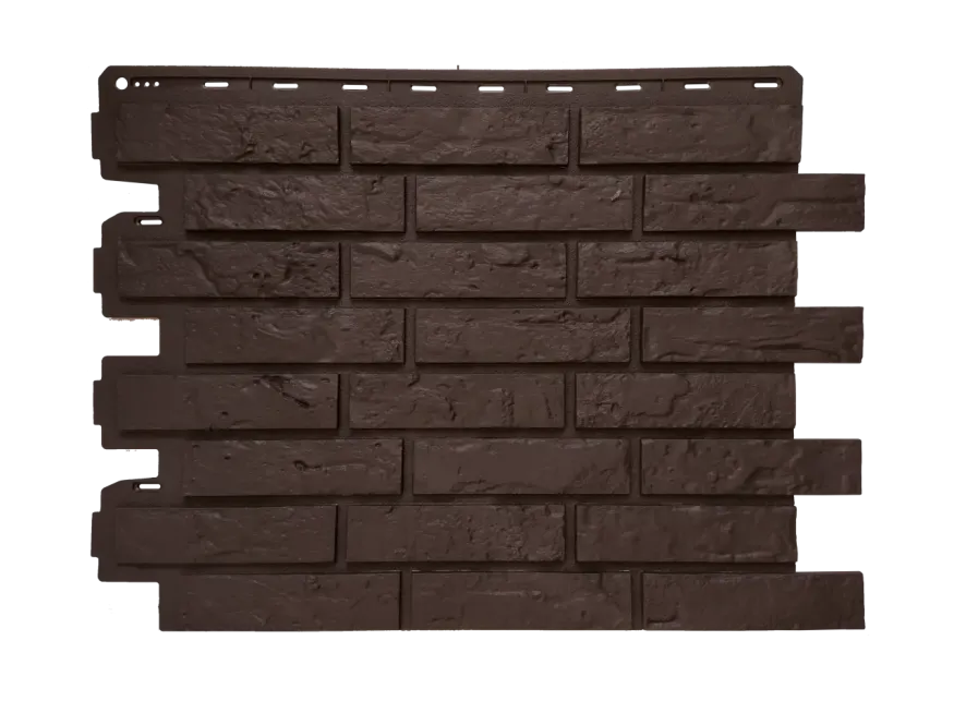 Фасадная панель Альта-Профиль, Кирпич Рижский ЭКО Коричневый купить в Владивостоке