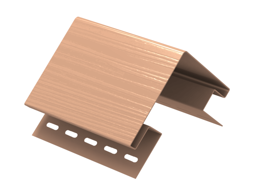 Наружный угол Ю-Пласт, Классика, Розовый цвет купить в Владивостоке