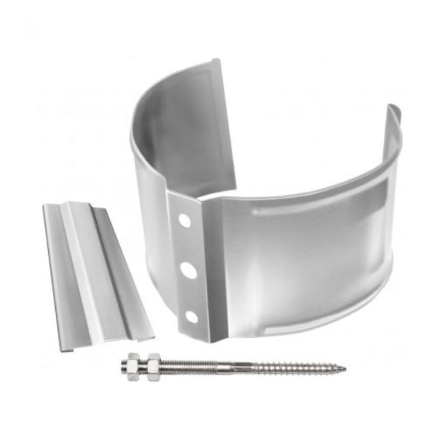 Кронштейн для трубы на кирпич, Grand Line, белый (RAL 9003) купить в Владивостоке