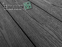 Террасная доска WOODVEX Select из ДПК в цвете Графит